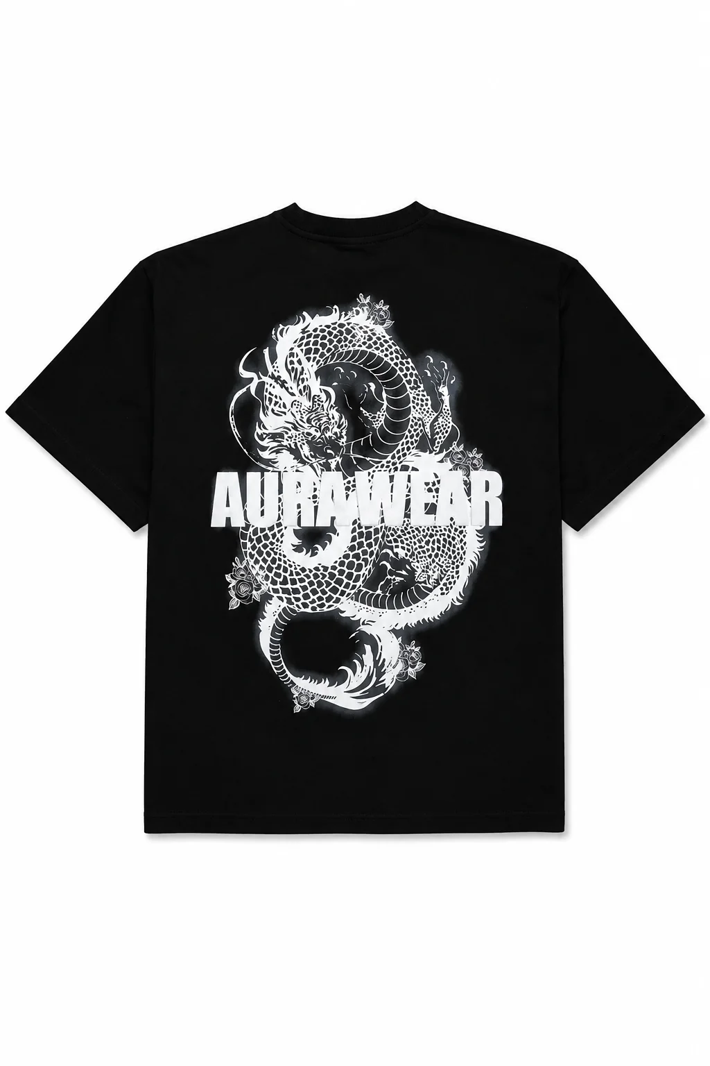 1005 - Dragon Warrior Tee - Jet Black - Image 3