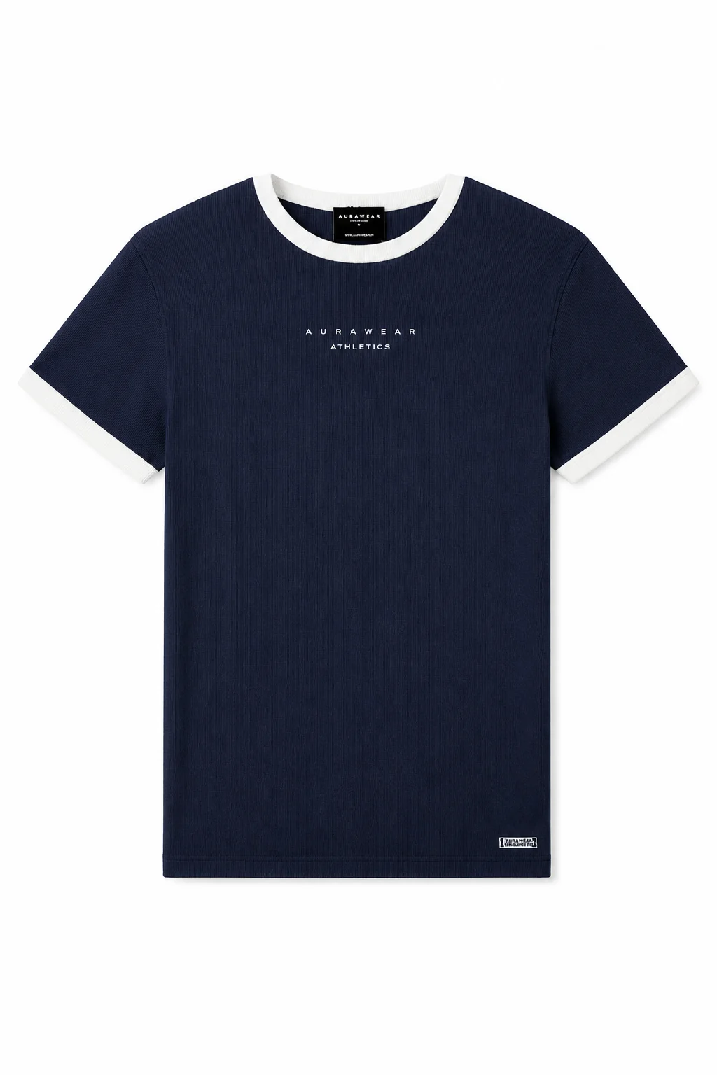 1009 - Aura Athletic Tee - Deep Navy - Image 4