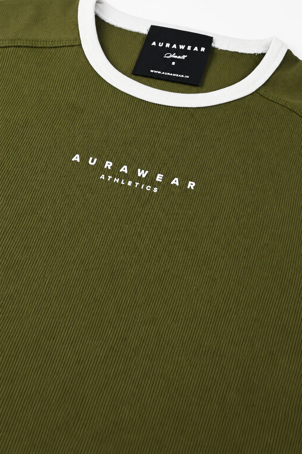 1009 - Aura Athletic Tee - Olive - Image 4