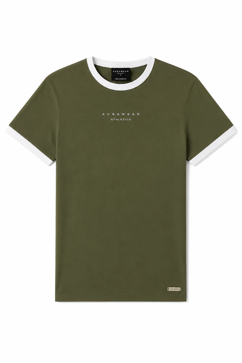 1009 - Aura Athletic Tee - Olive - Image 5