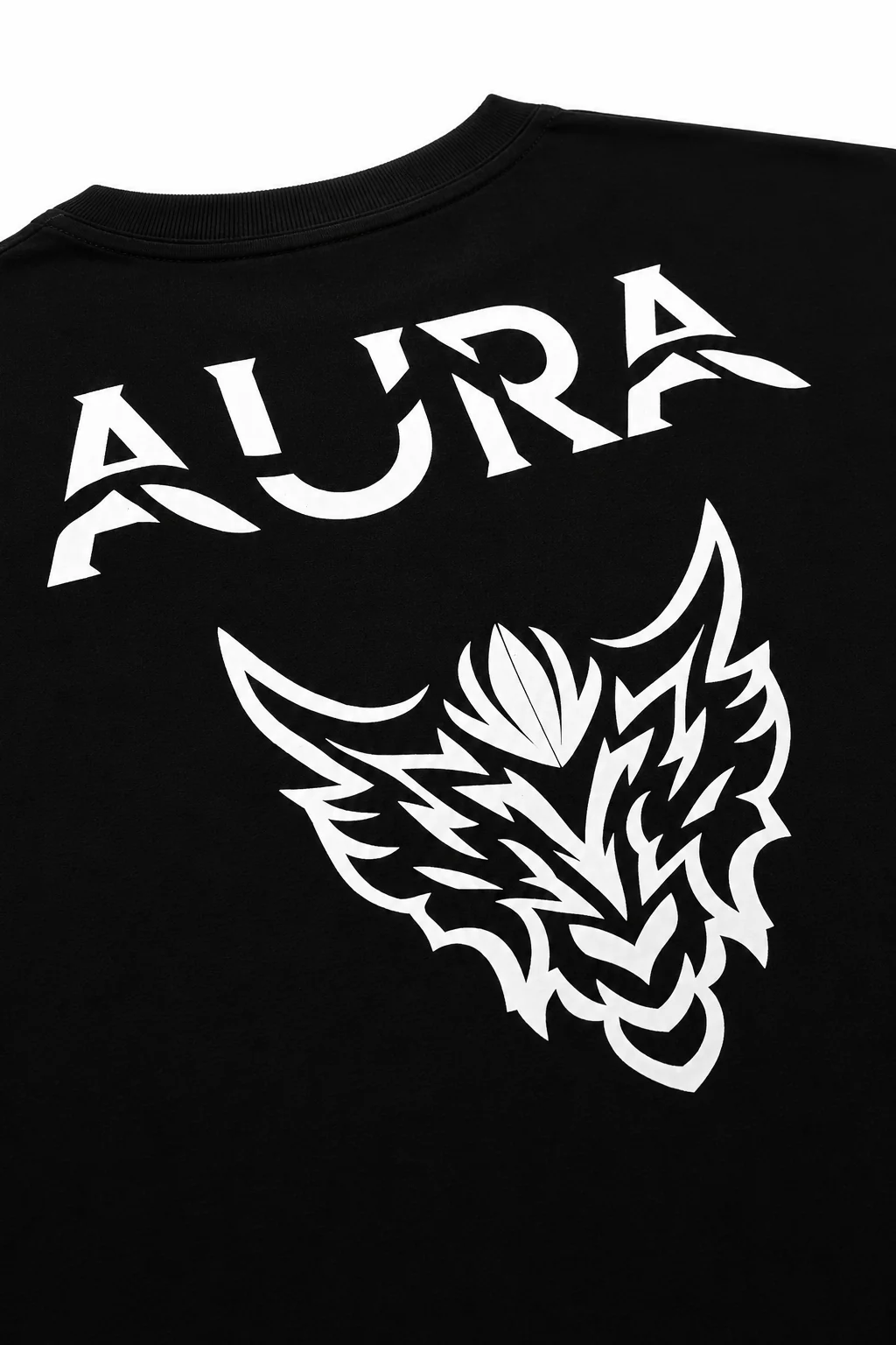 1010 - Dragon Logo Tee - Black - Image 3