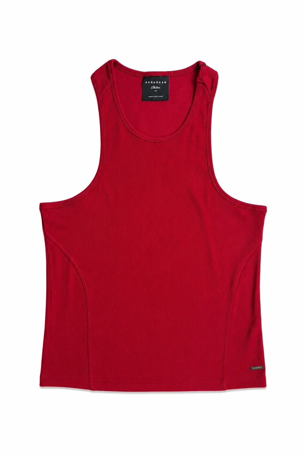 3002 - AURA SLIM TANK - CRIMSON RED - Image 4