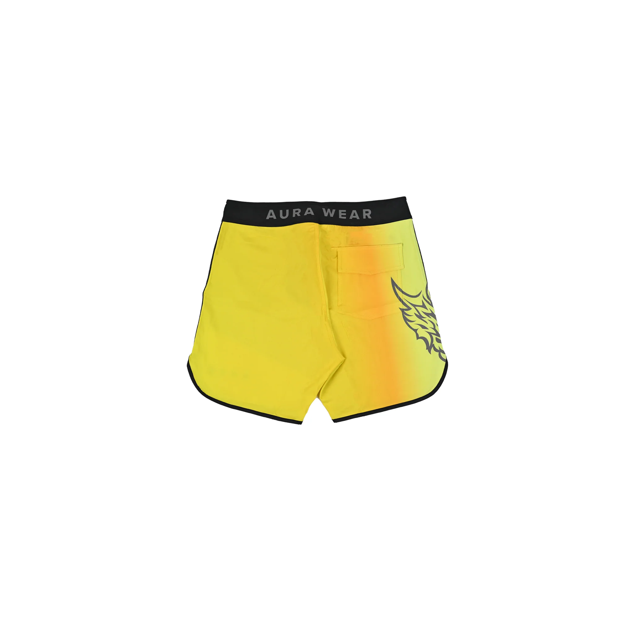 9002 - Crown Division Yellow Boardshorts - Image 3