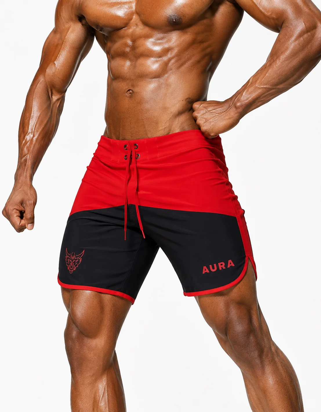 9040- Ignite 22 Red Boardshorts
