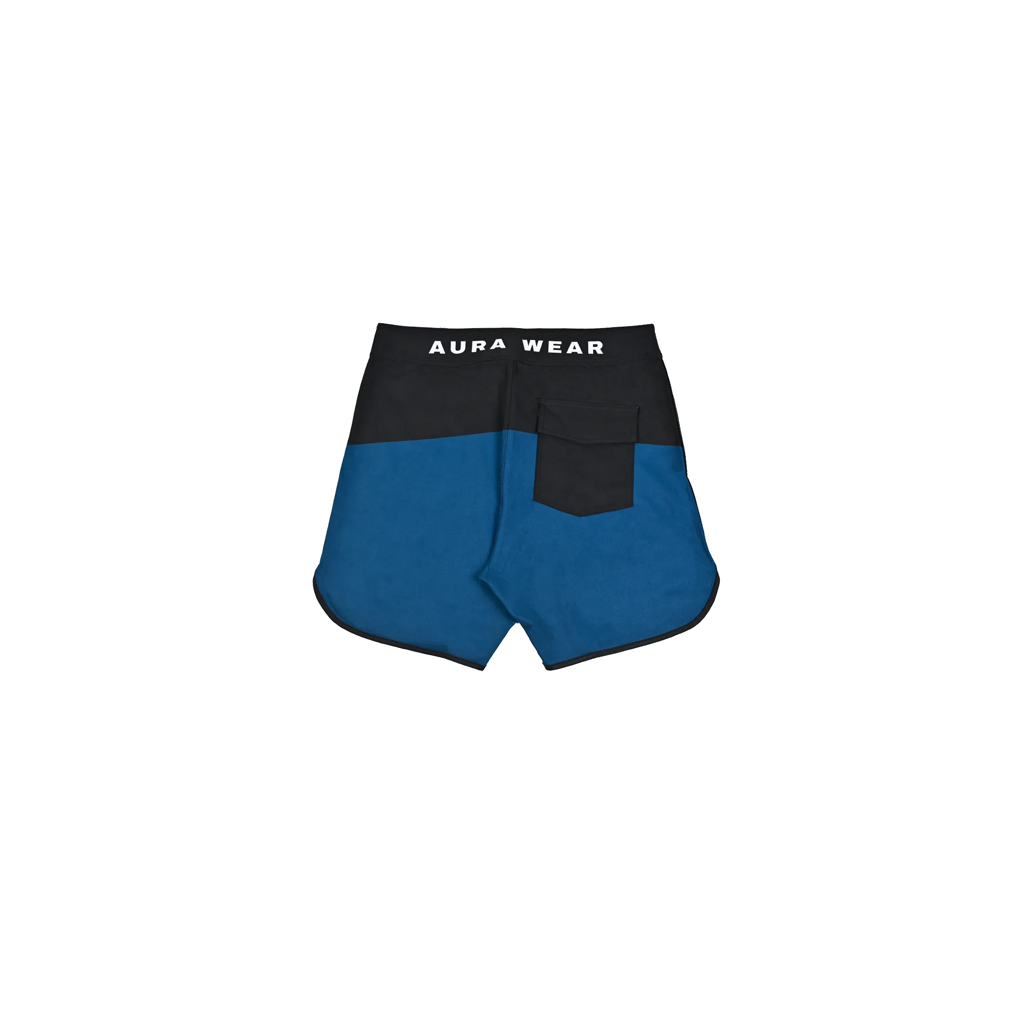 9010 - Classic Cut Deep Blue Boardshorts - Image 3